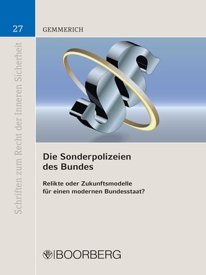 cover image of Die Sonderpolizeien des Bundes